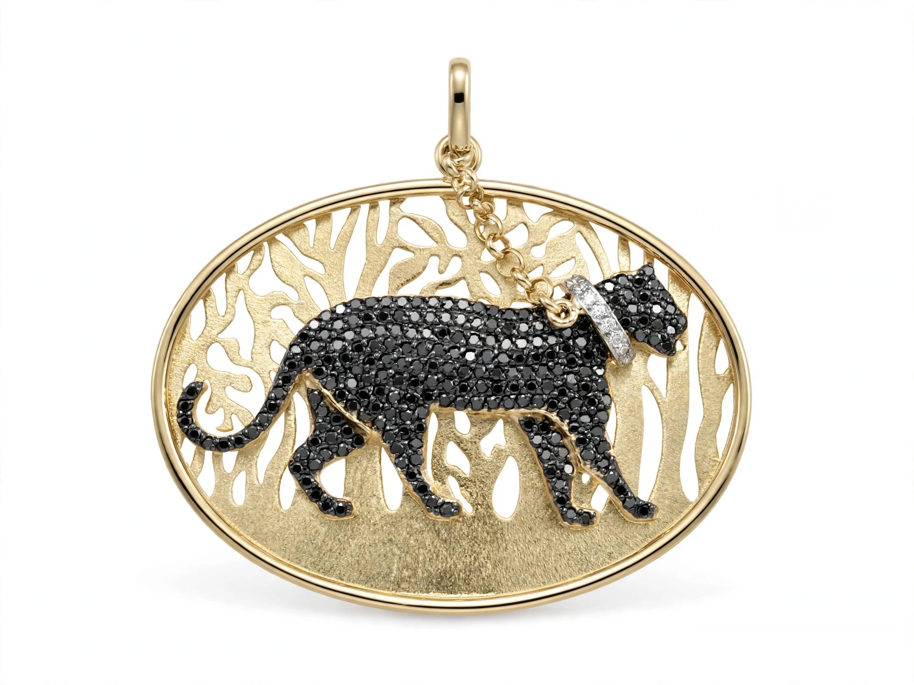 Pingente Pantera em Ouro 18k