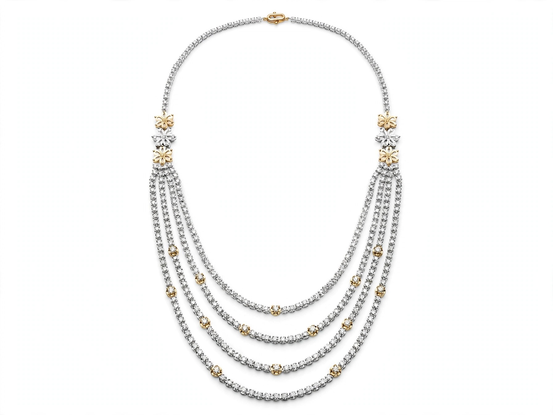 Colar Riviera em Ouro 18k