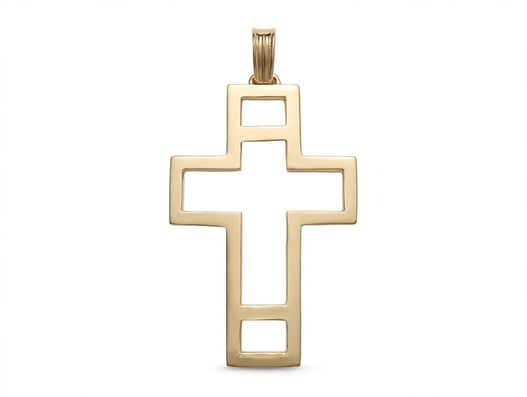 Pingente Cruz em Ouro 18k