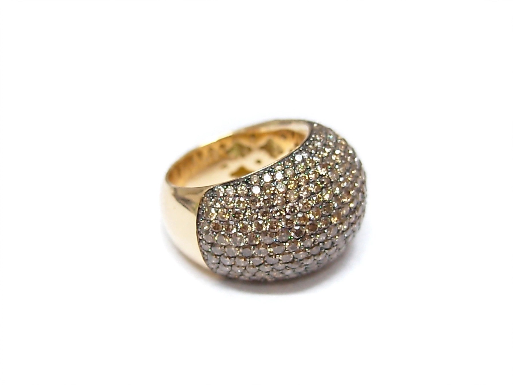 Anel em Ouro Amarelo 18k com Diamante