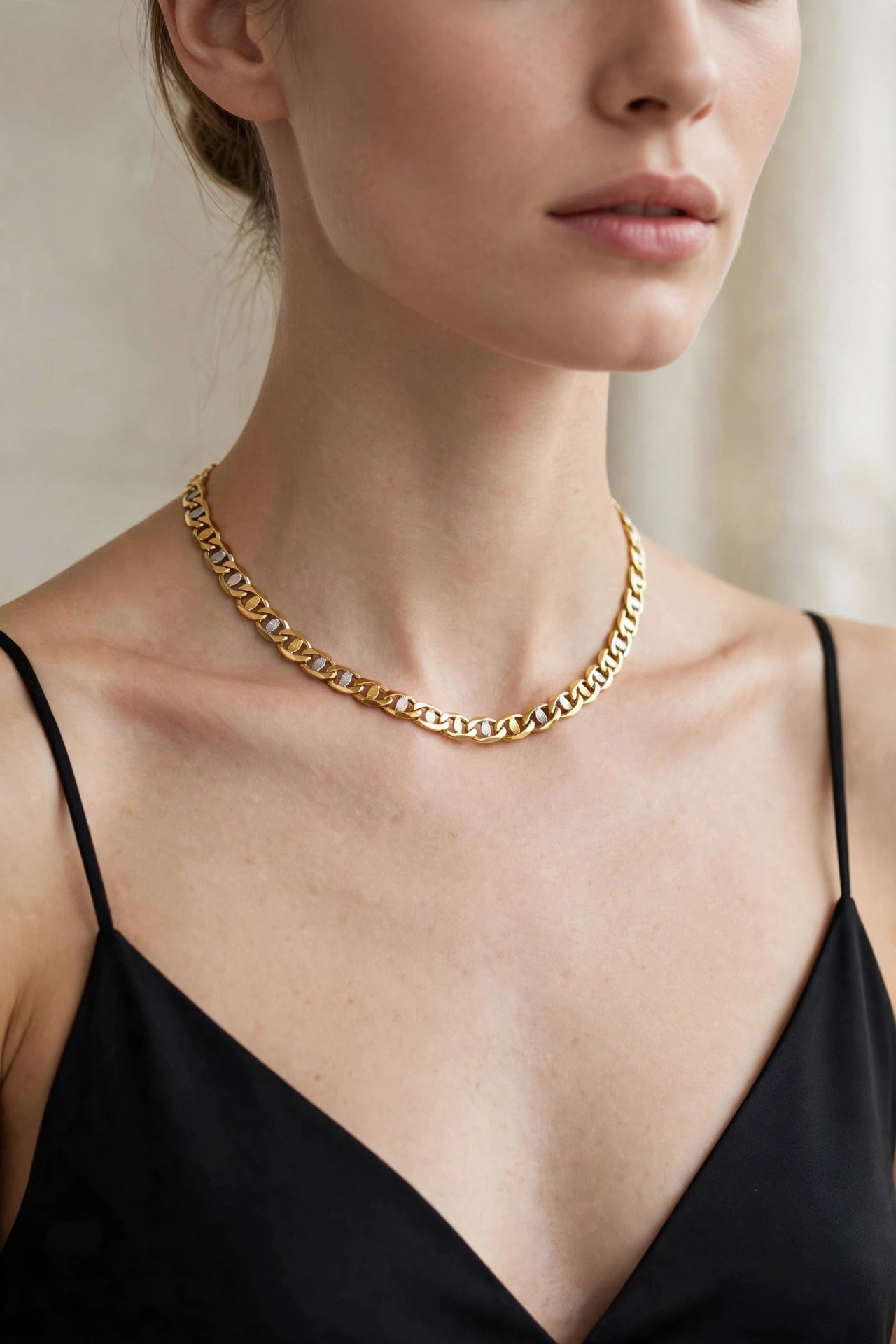 Corrente em Ouro Branco 18k — vista 2