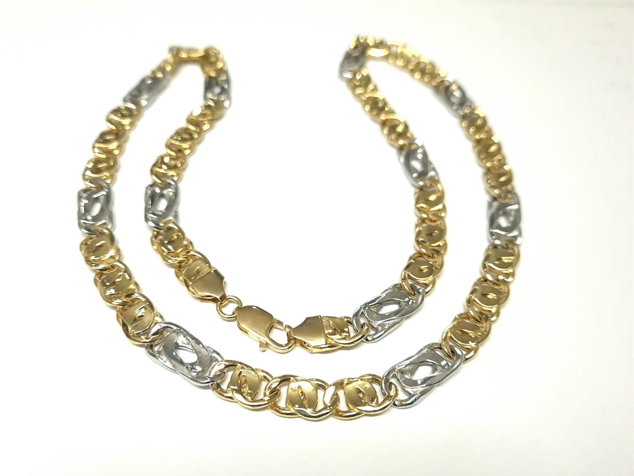 Corrente em Ouro Branco 18k — vista 3