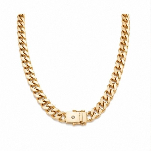 Corrente em Ouro Amarelo 18k com Diamante