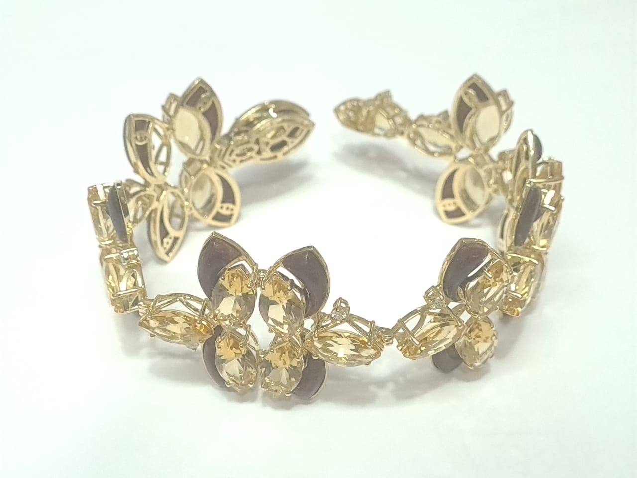 Pulseira em Ouro Amarelo 18k com Citrino — vista 3