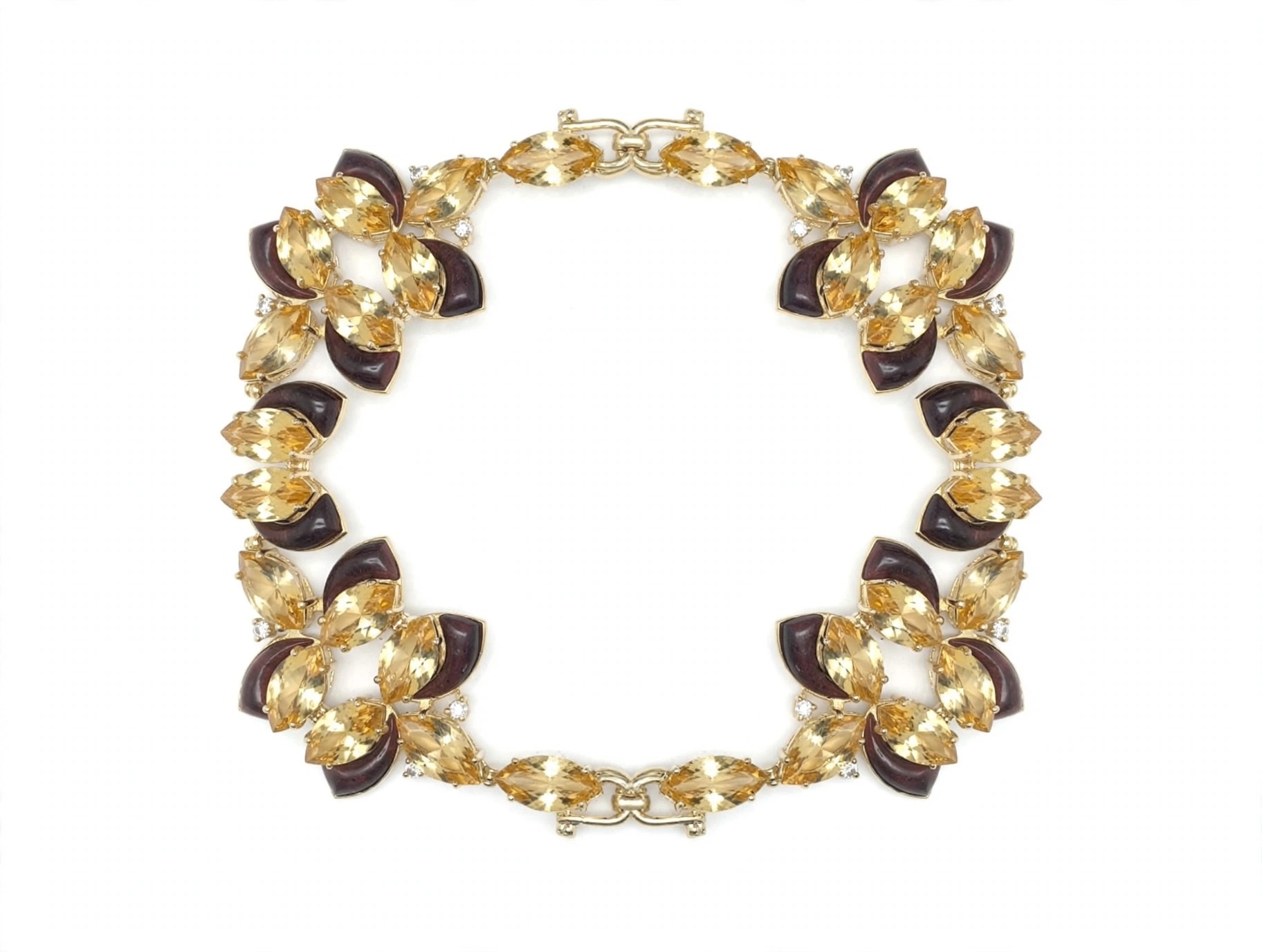 Pulseira em Ouro Amarelo 18k com Citrino