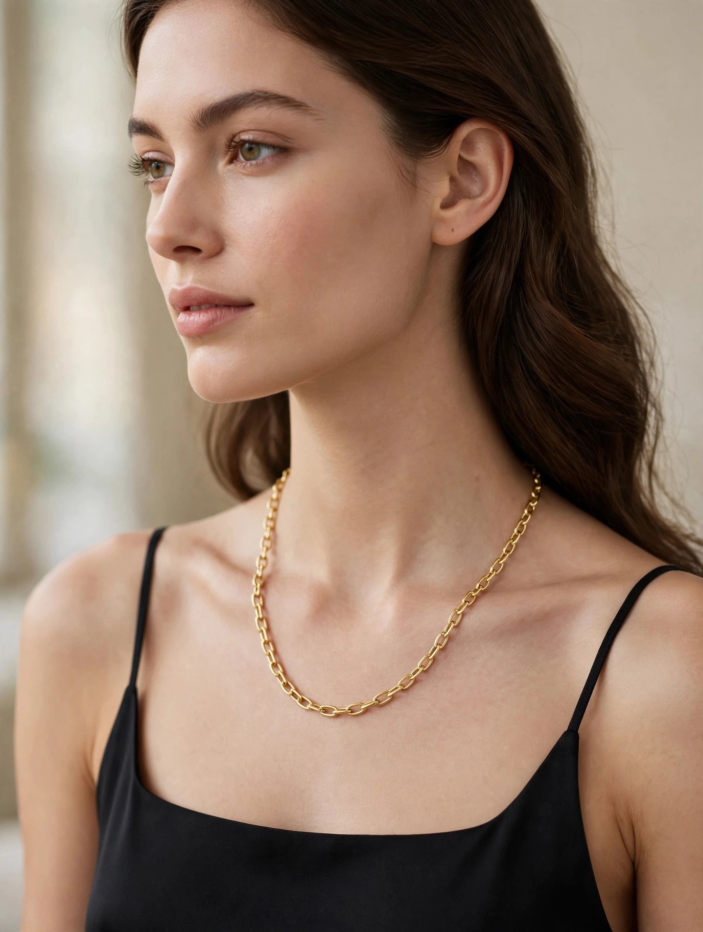 Corrente em Ouro Amarelo 18k com Diamante — vista 2