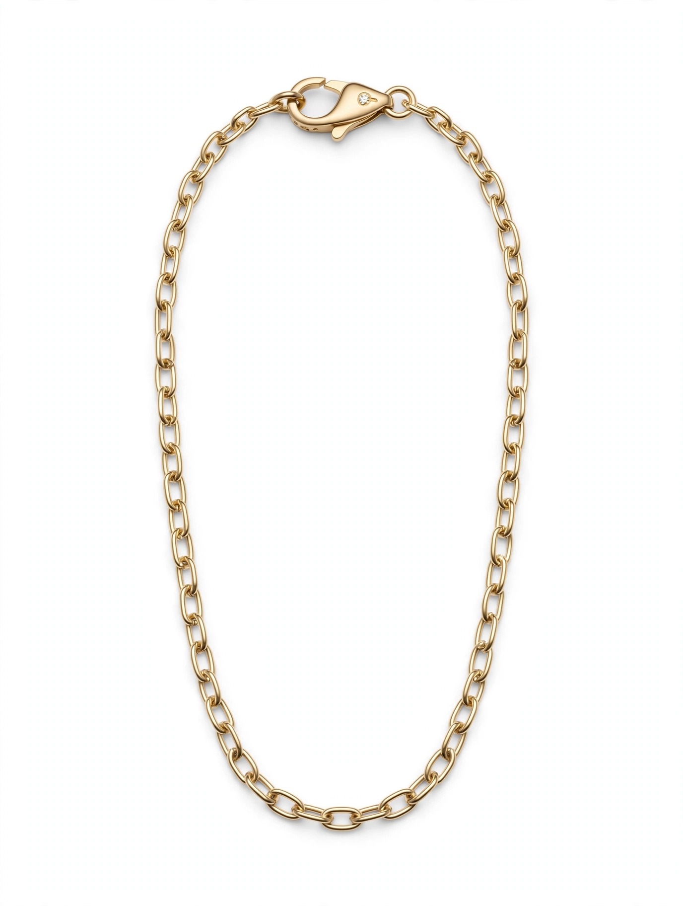 Corrente em Ouro Amarelo 18k com Diamante