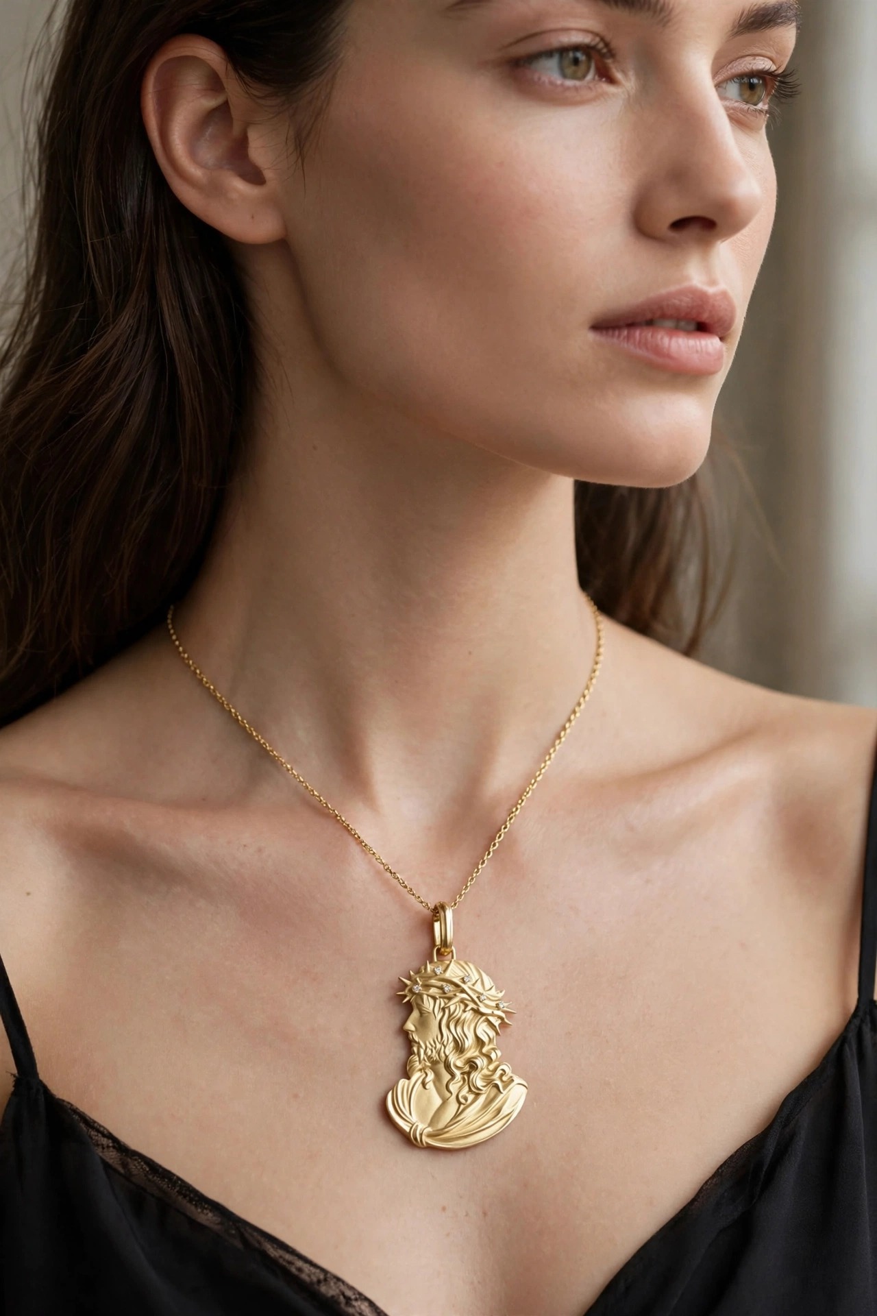 Pingente em Ouro 18k com Diamante