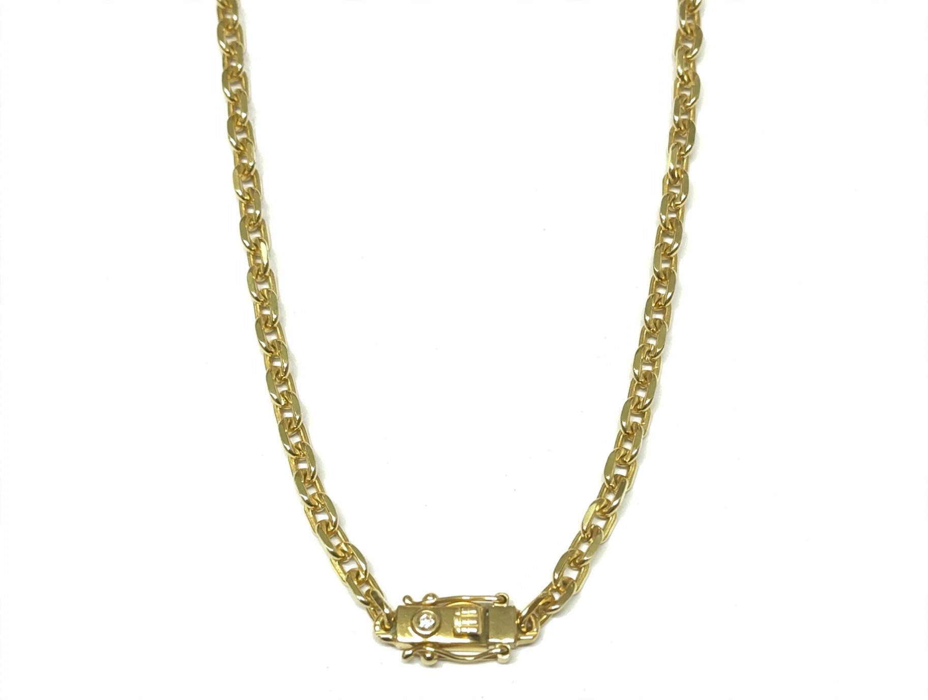 Corrente em Ouro Amarelo 18k com Diamante