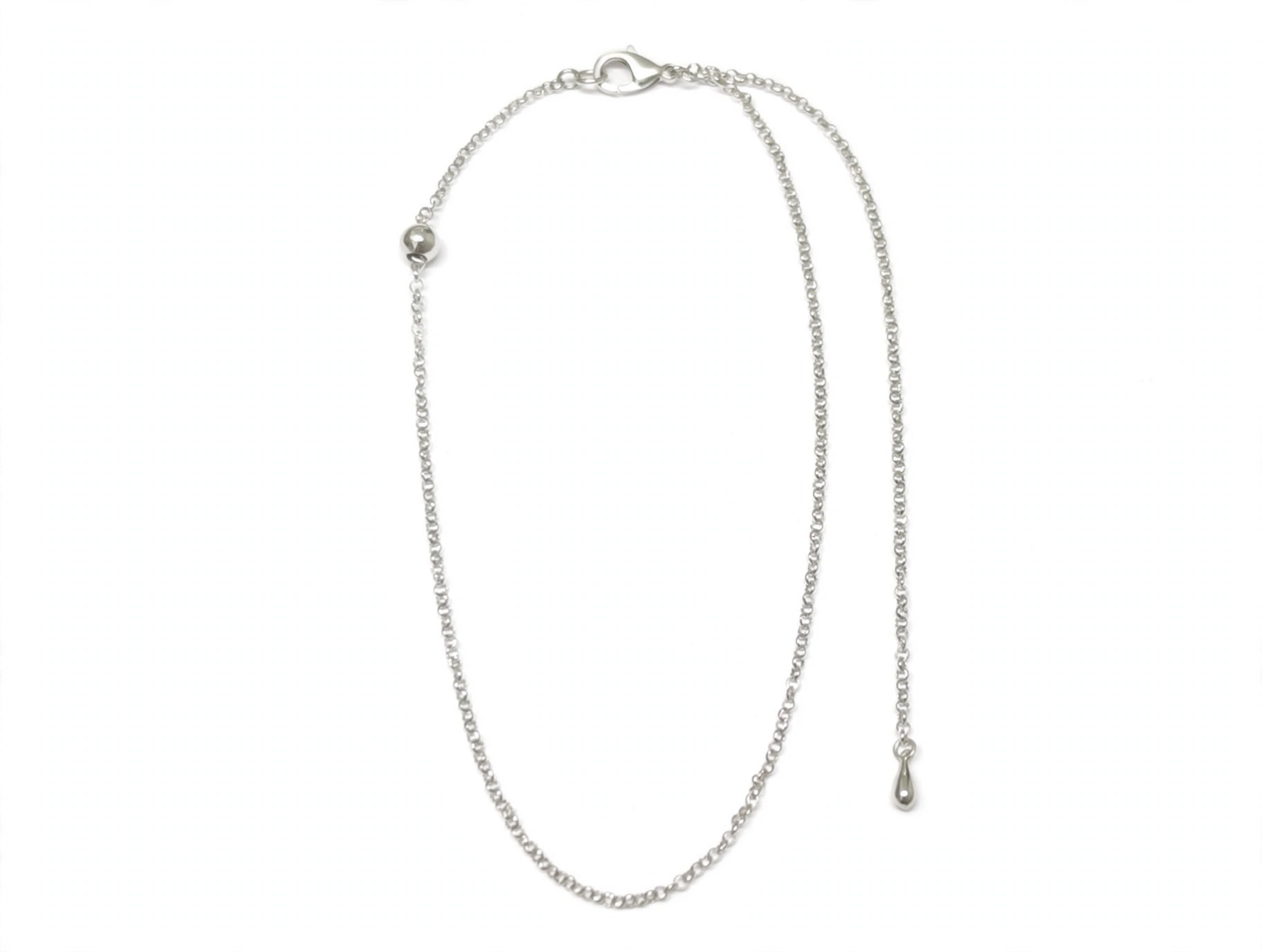 Corrente Elo Português em Ouro Branco 18k
