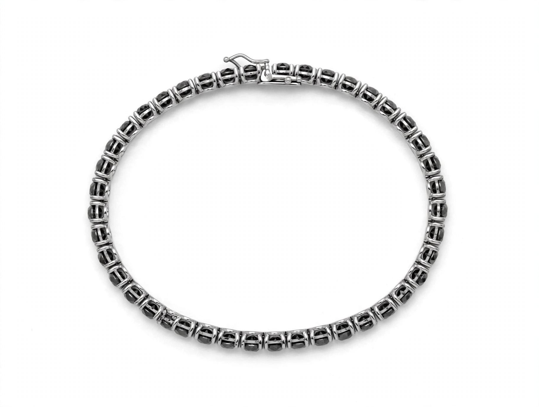 Pulseira Riviera em Ouro Branco 18k com Diamante