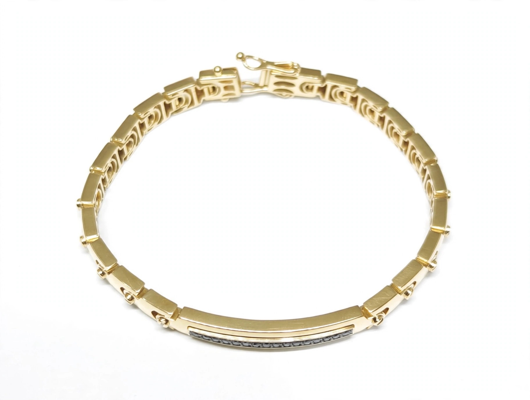 Pulseira em Ouro Amarelo 18k com Diamante