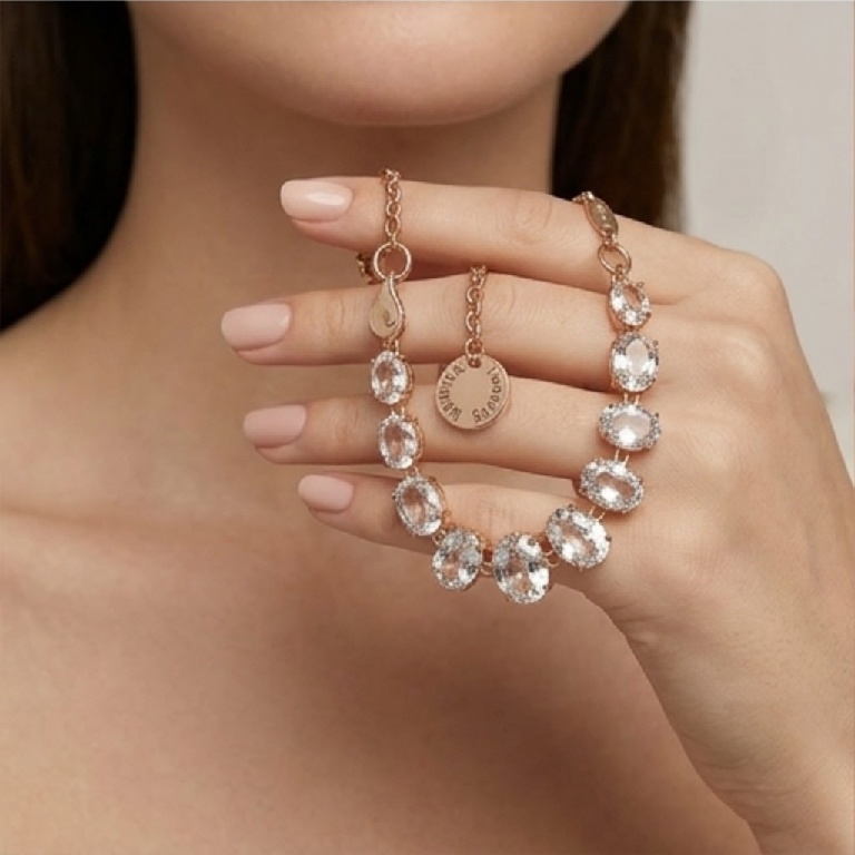Anel em Ouro Branco 18k com Diamante e Esmeralda — vista 2