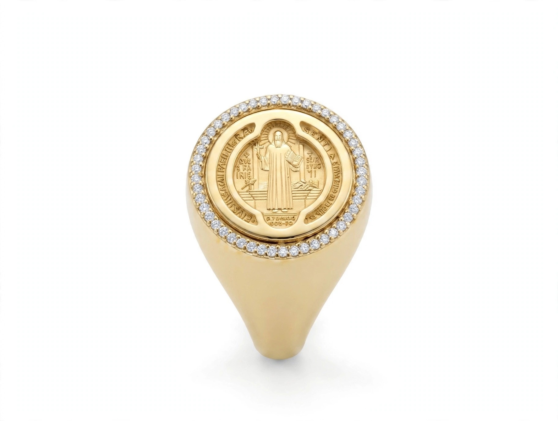 Anel em Ouro Amarelo 18k com Diamante