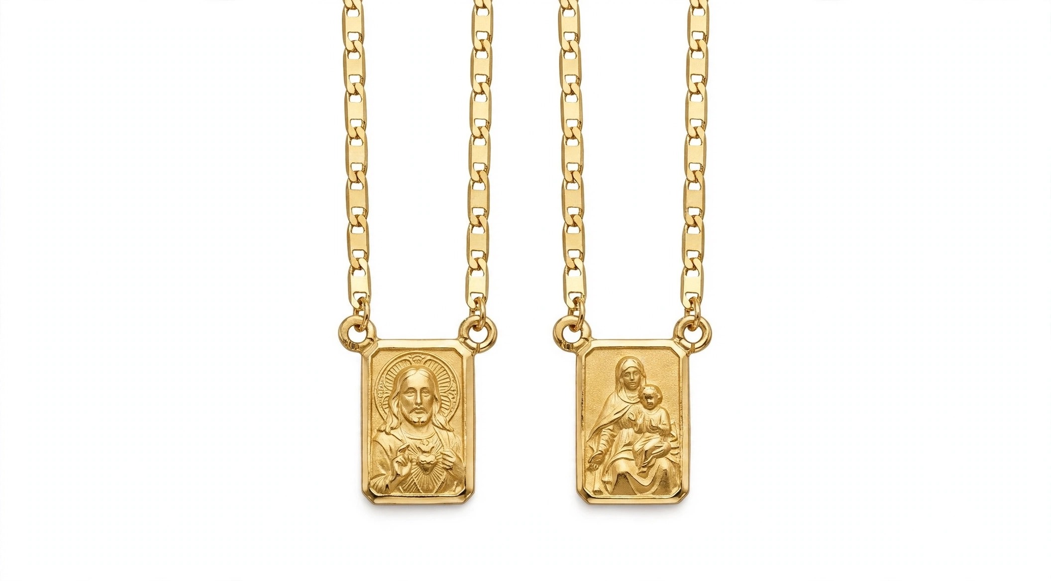 Escapulário em Ouro 18k