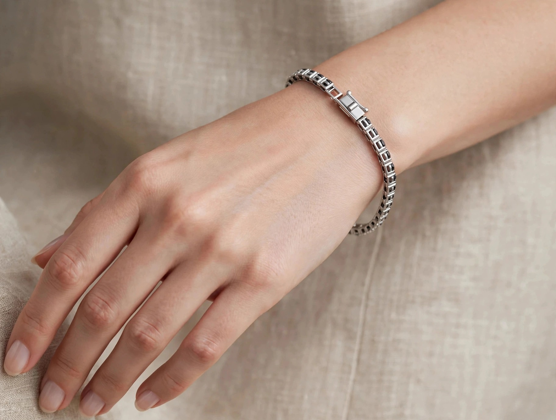 Pulseira em Ouro Branco 18k — vista 2
