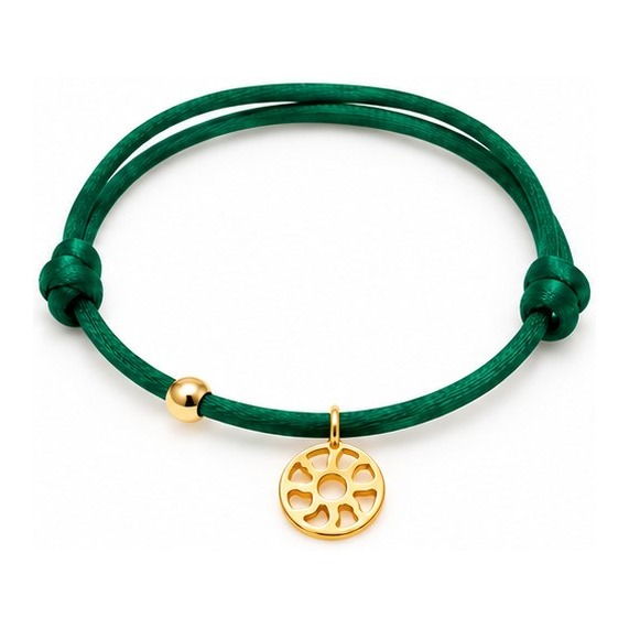 Pul Kabala Verde Esperança+proteção+prosperidade Ouro18k R$ 200