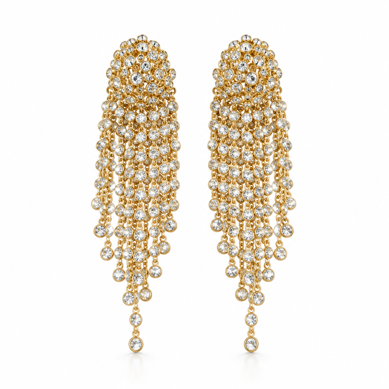 Brinco Cravação Inglesa em Ouro Amarelo 18k com Diamante