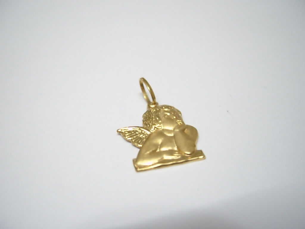 Pingente Anjinho em Ouro Amarelo 18k 1 cm