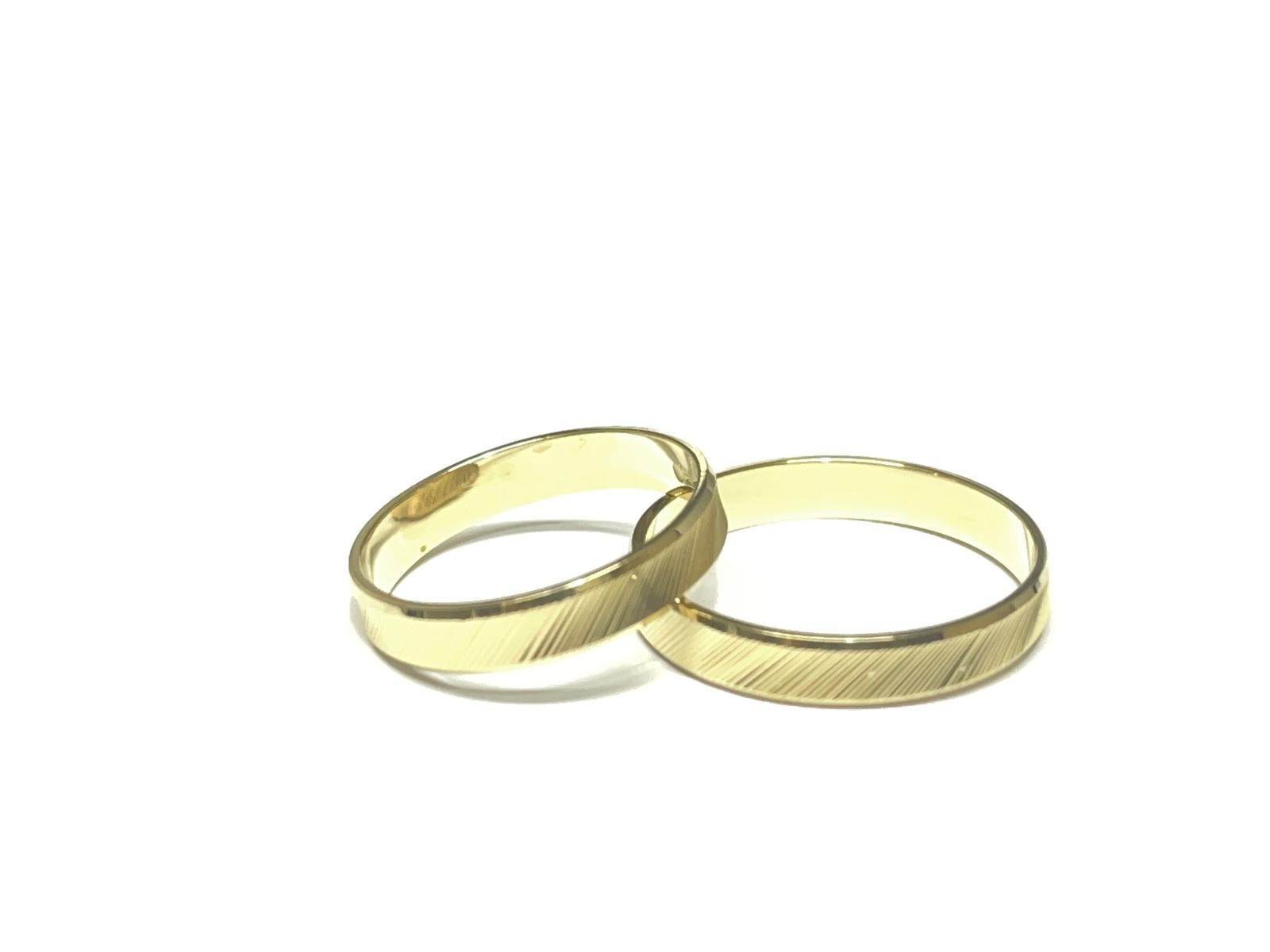 Aliança em Ouro Amarelo 18k — vista 3