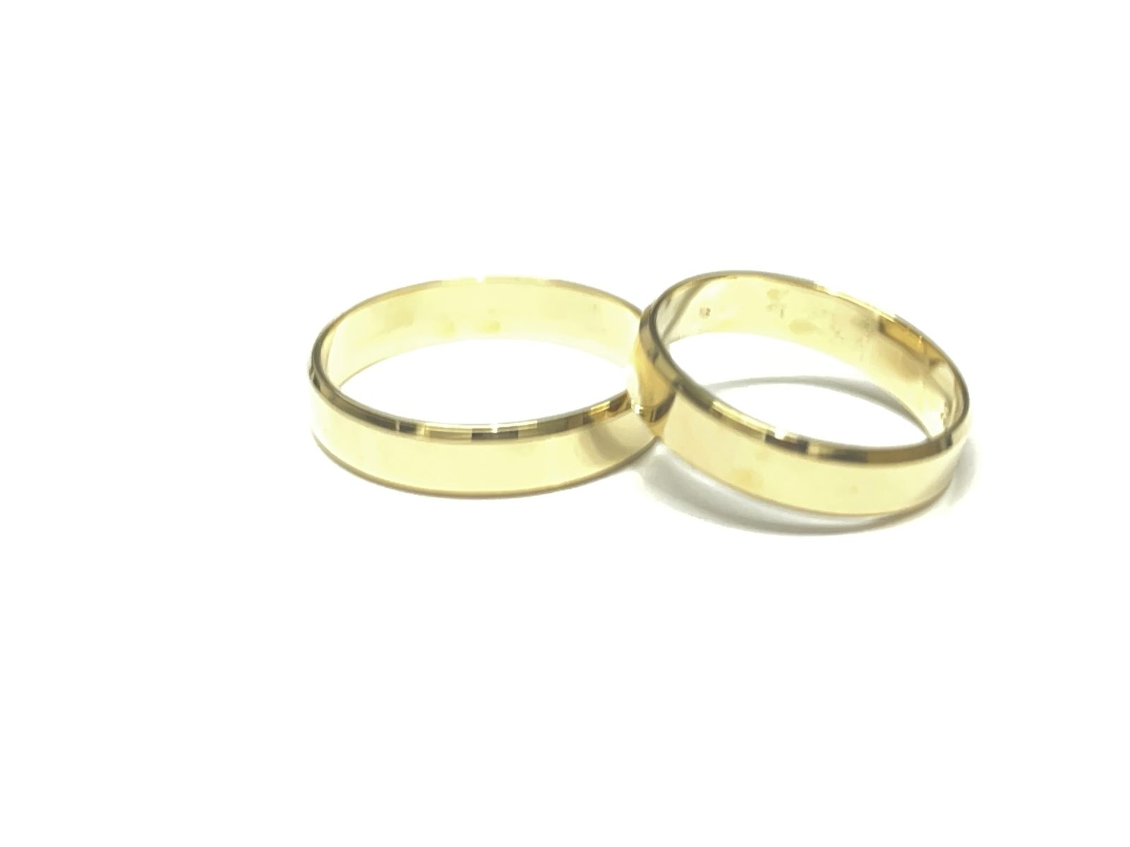 Aliança em Ouro Amarelo 18k — vista 3
