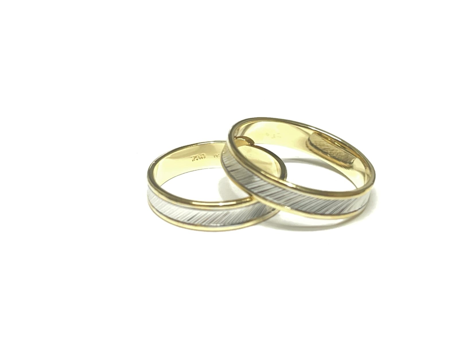 Aliança em Ouro Amarelo 18k — vista 3