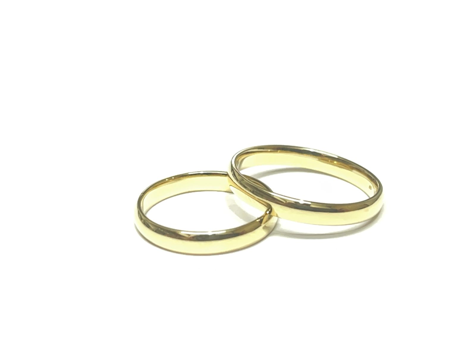 Aliança em Ouro Amarelo 18k — vista 3