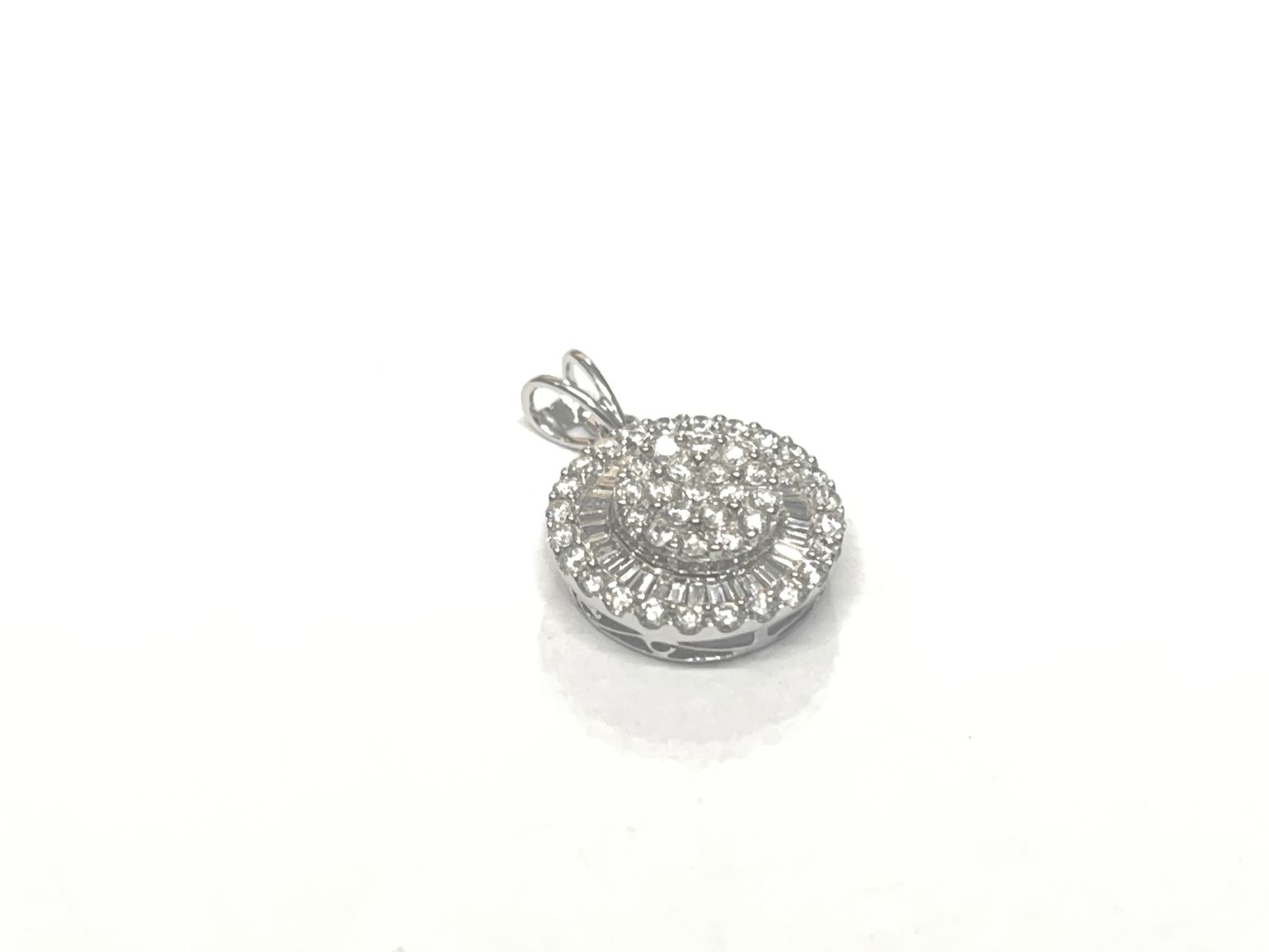 Pingente em Ouro Branco 18k — vista 3