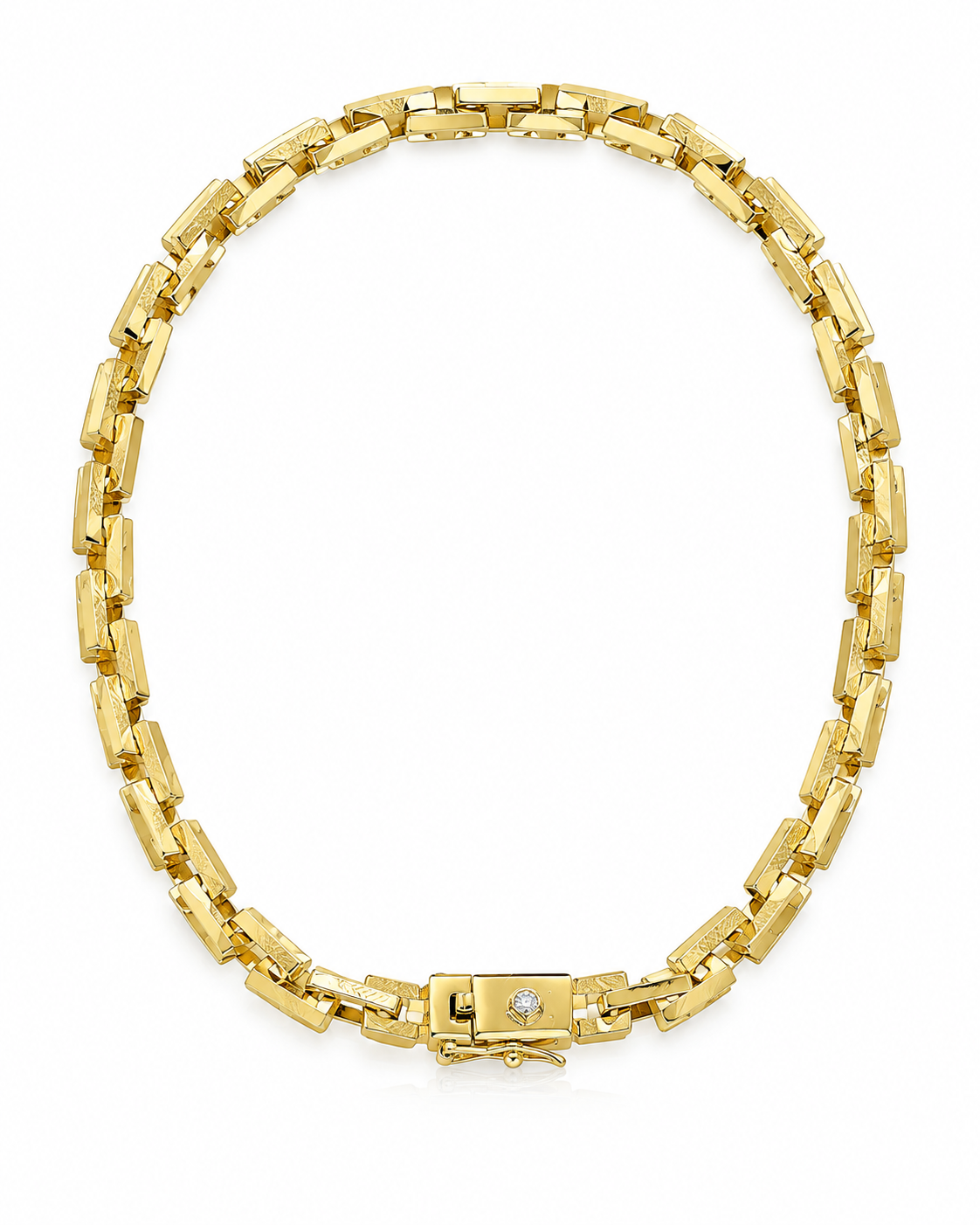Corrente em Ouro Amarelo 18k com Diamante